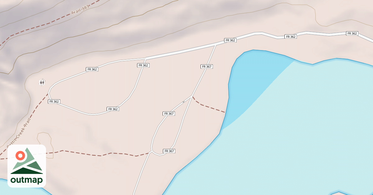 Map of BROOKS CABIN