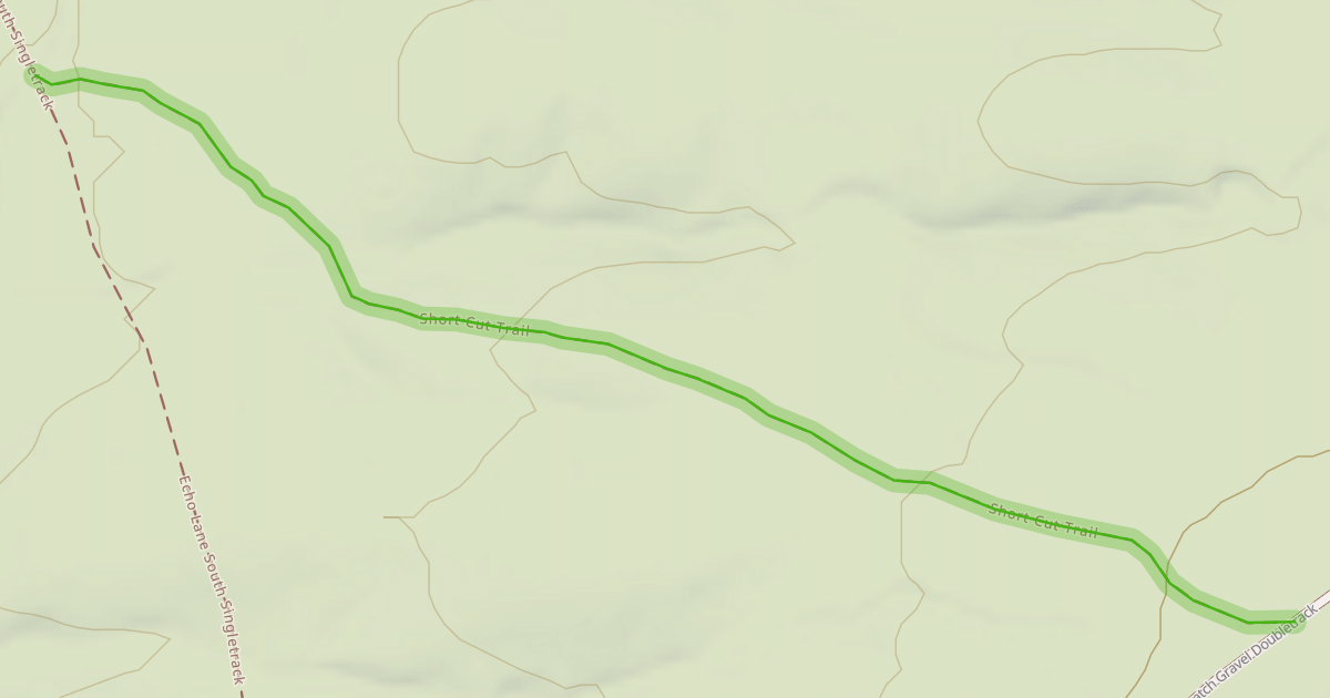 Map preview of Short Cut Trail