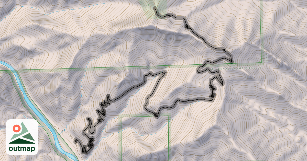 Map of Royal Cascade