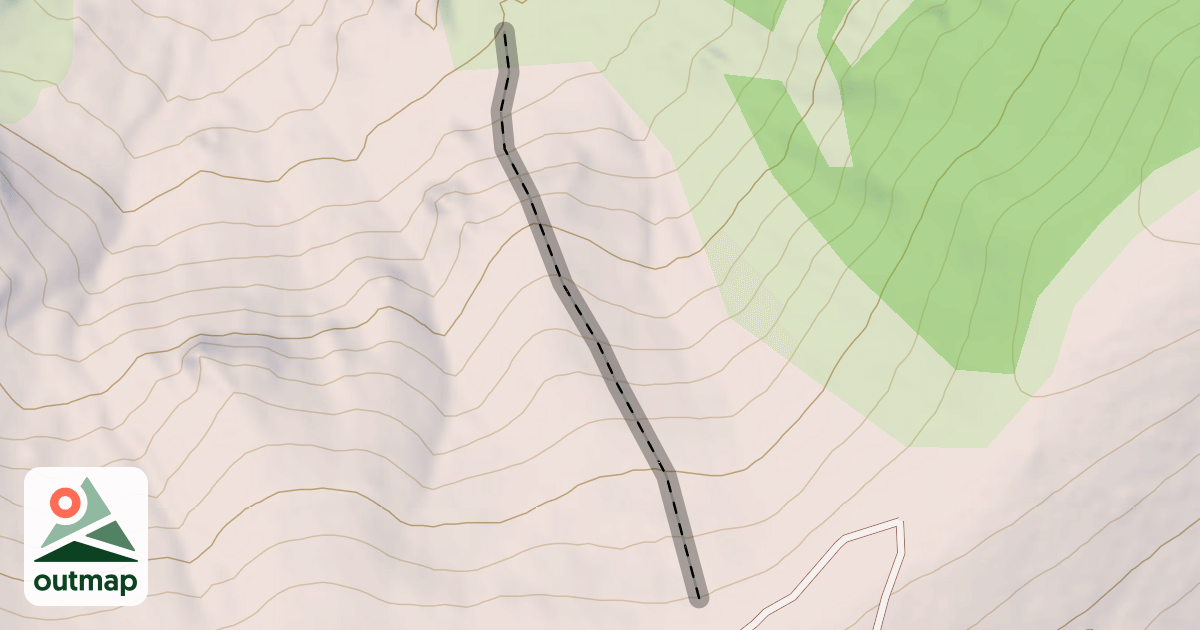 Map of Kohoutek Gully