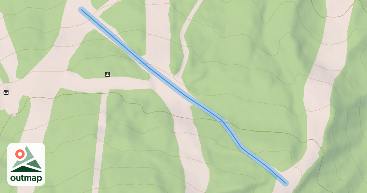 Map of Cub's Cut