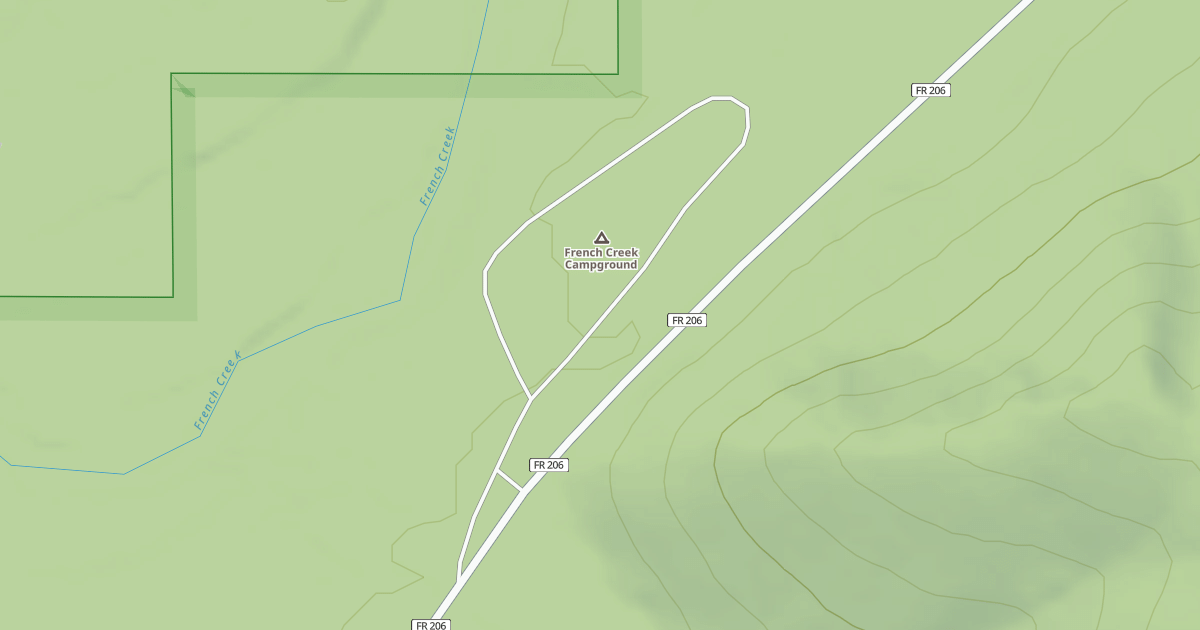Map preview of FRENCH CREEK C G