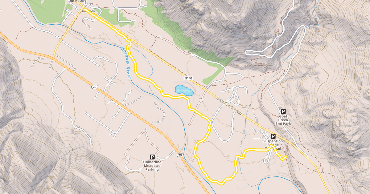 Map preview of Founders Trail