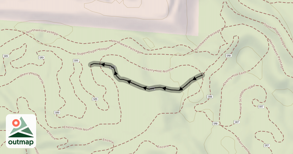 Map of Hard Scrabble - SR 9