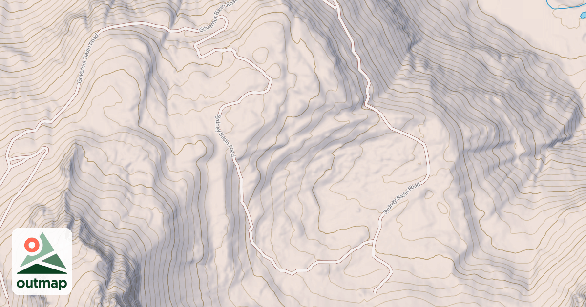 Map of SIDNEY BASIN
