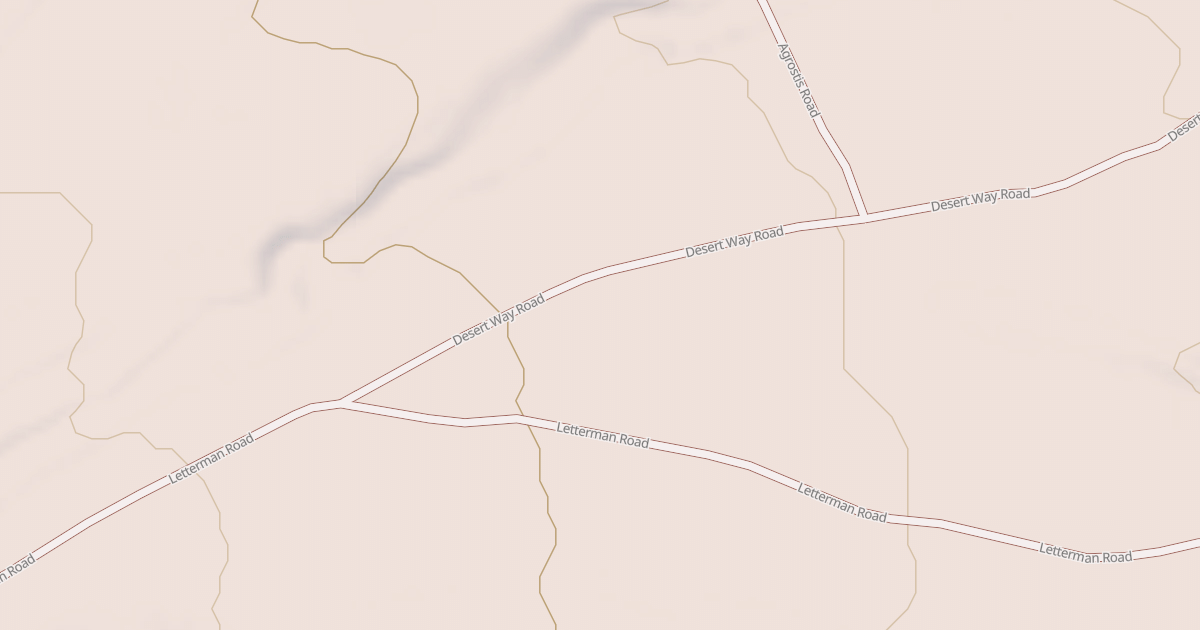 Map preview of DESERT WAY ROAD