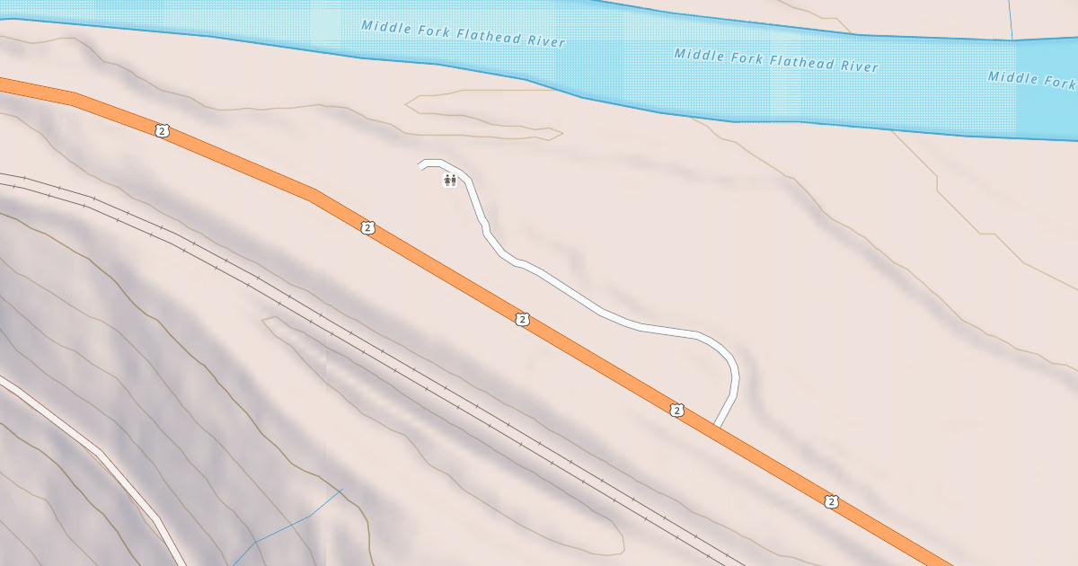 Map preview of CASCADILLA RIVER ACCESS