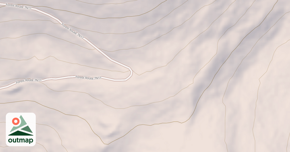 Map of USFS Motor Vehicle Use Map Trails 322380010602