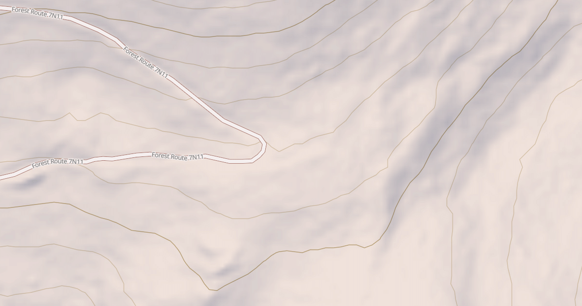 Map preview of USFS Motor Vehicle Use Map Trails 322380010602