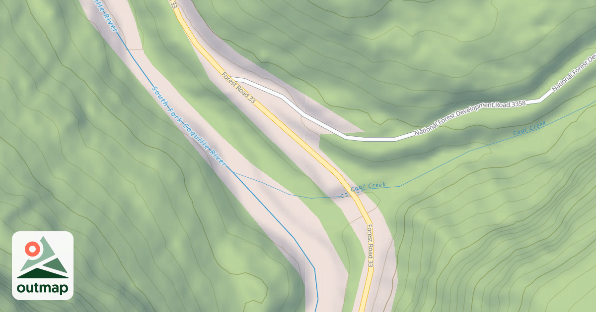 Map of COAL CREEK WATER HOLE