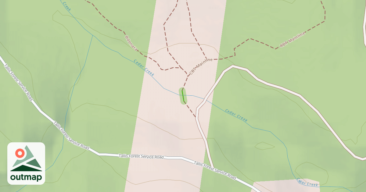 Map of CBT Mainline