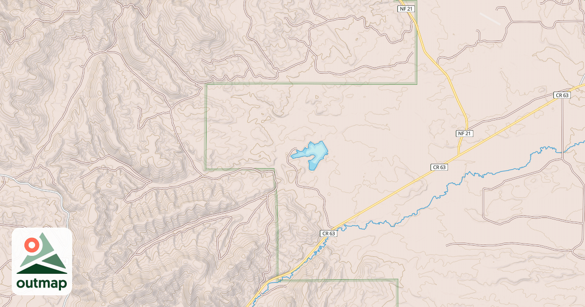 Map of HAY KELLER CREEKS MRS