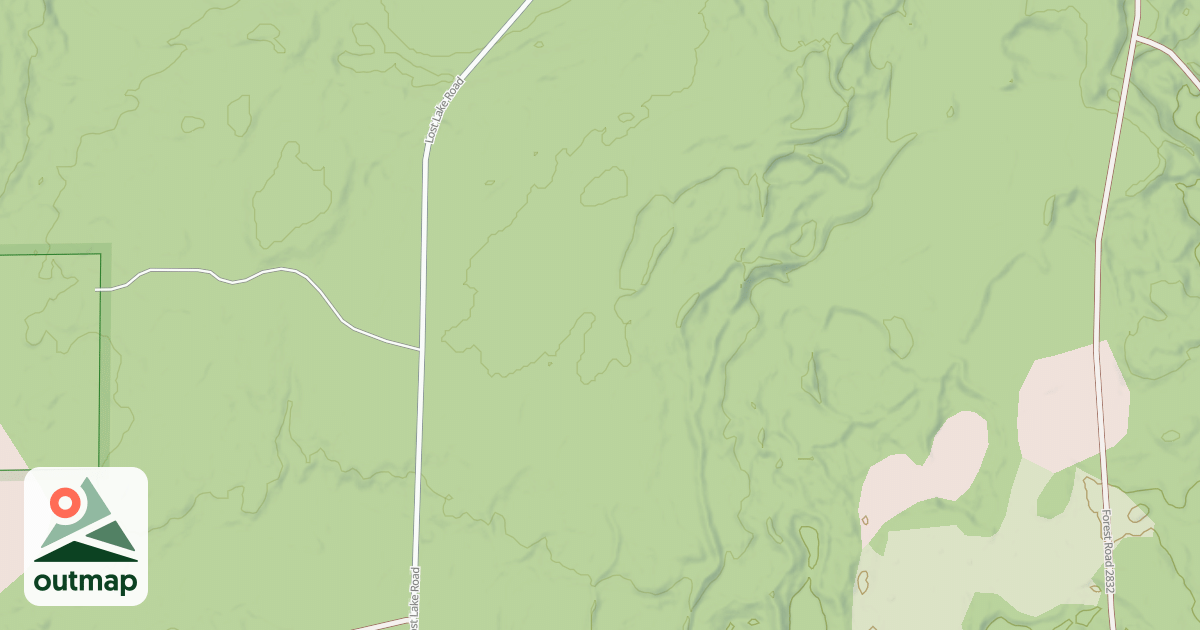 Map of USFS Motor Vehicle Use Map Trails 19609