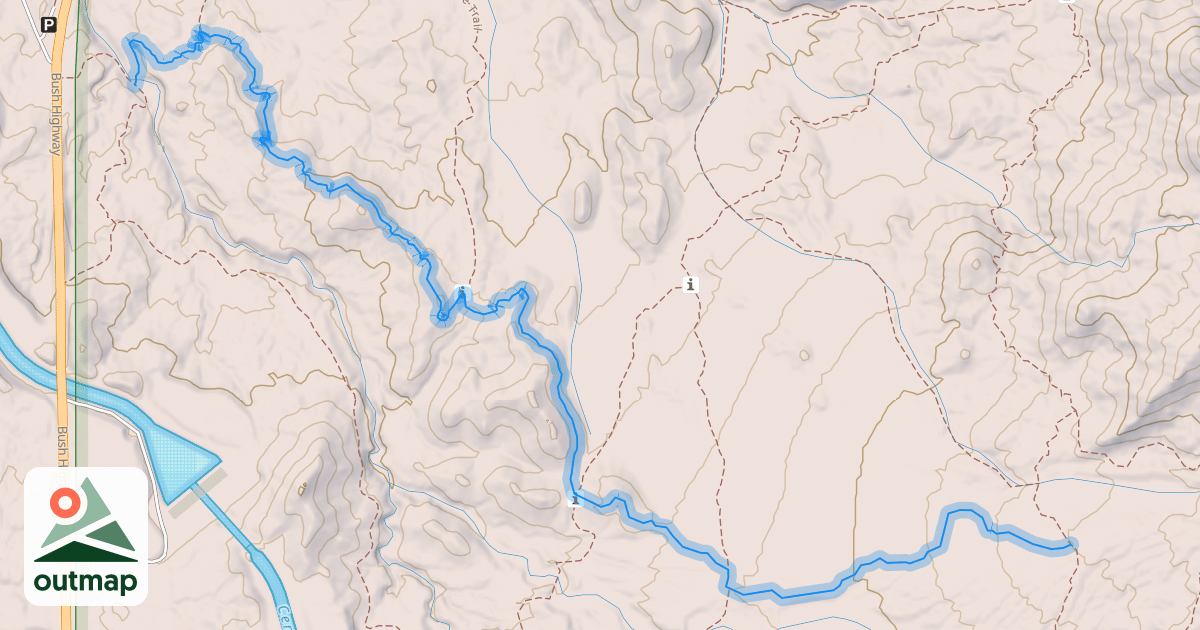 Map of Ridge Trail