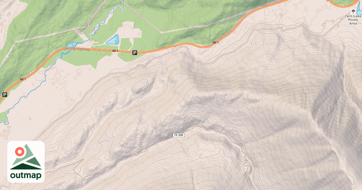 Map of OLD STERLING SPUR