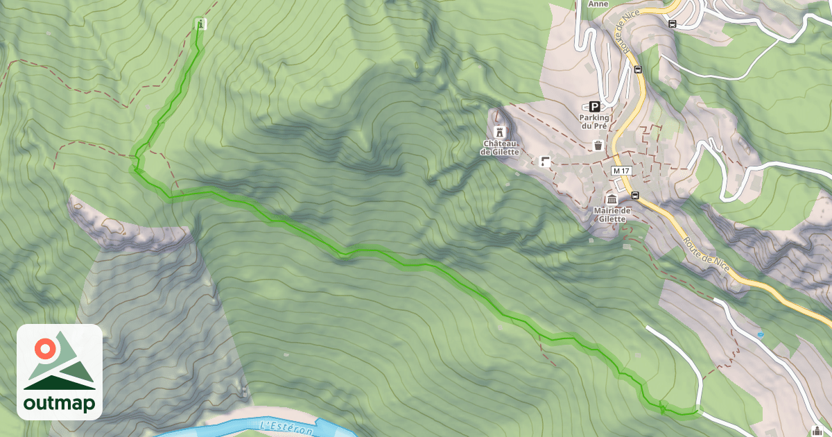 Map of Chemin des Fuonts