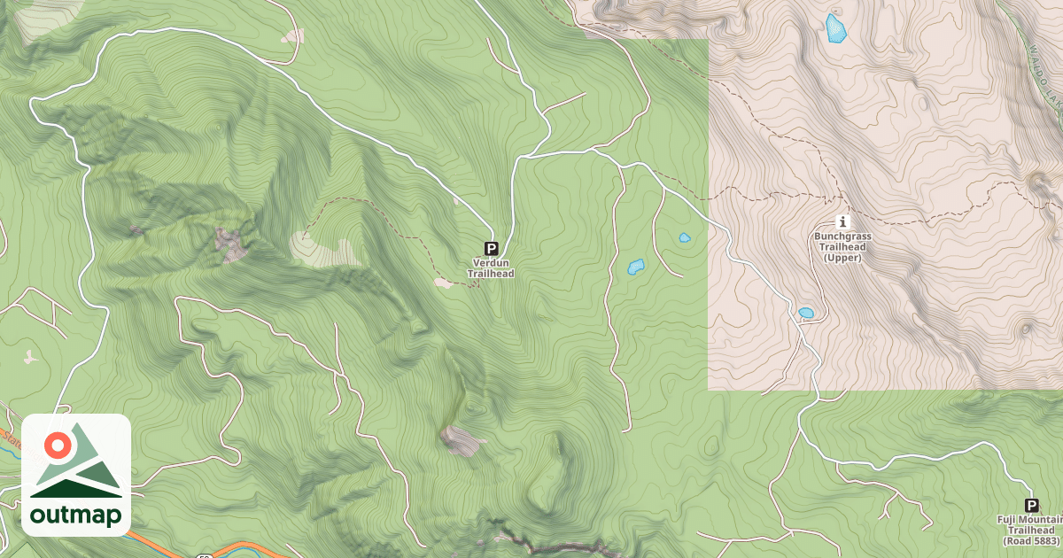 Map of EAGLE CREEK ROAD
