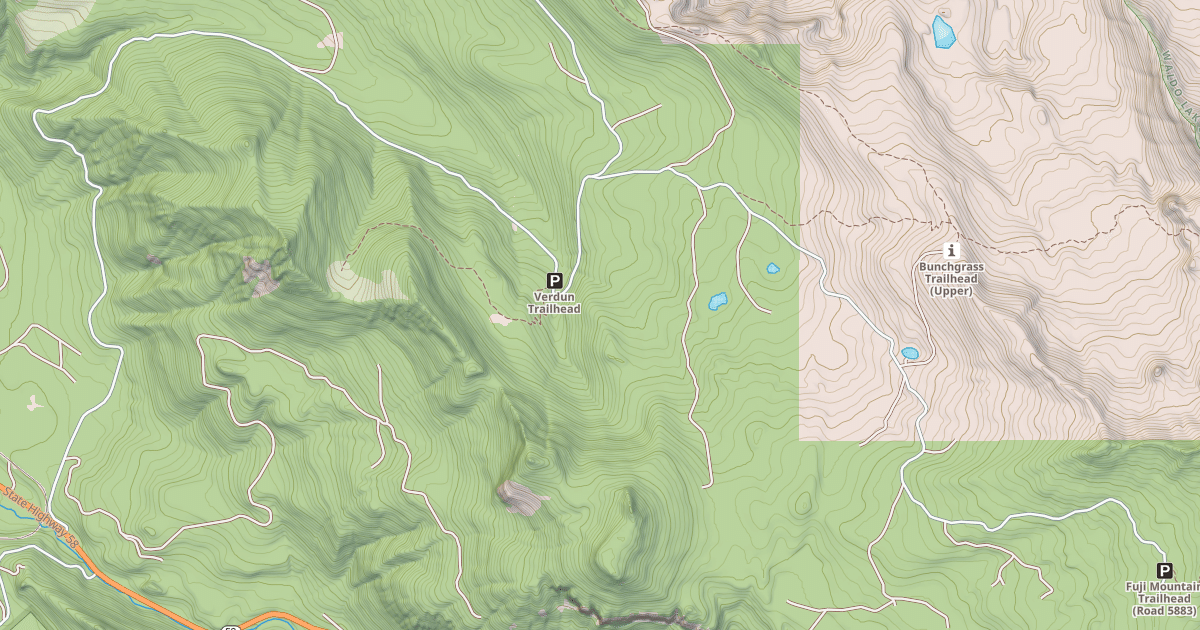 Map preview of EAGLE CREEK ROAD