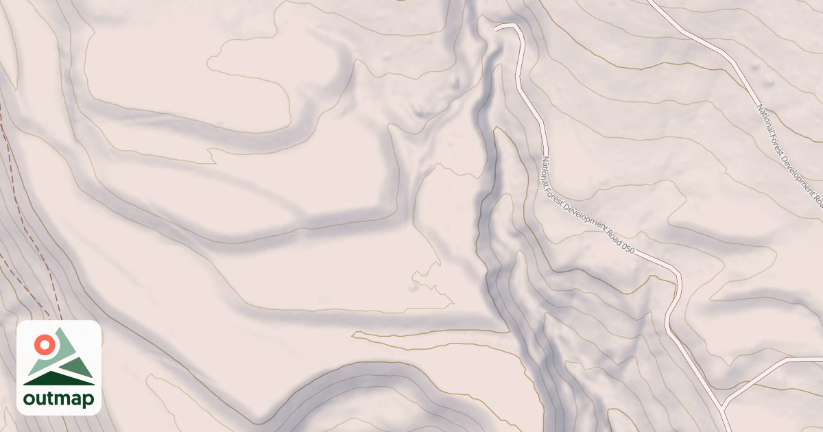 Map of USFS Motor Vehicle Use Map Roads {705D58F8-D9D9-43A1-B486-05FAF8D1A272}
