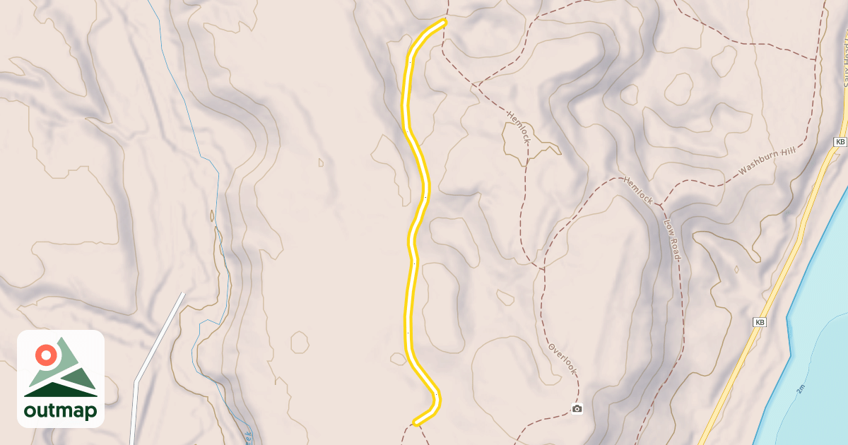 Map of Corkscrew