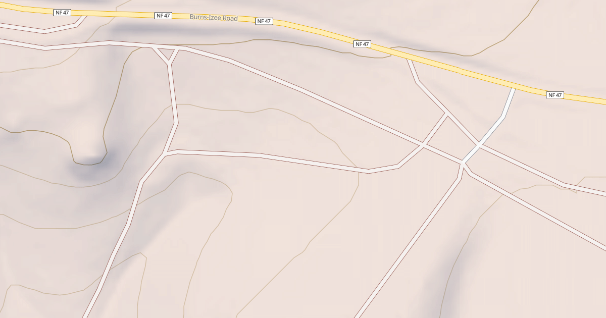 Map preview of Radar Hill OHV Trails