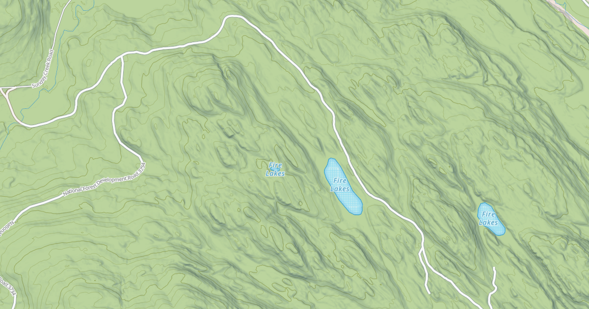 Map preview of FIRE LAKE