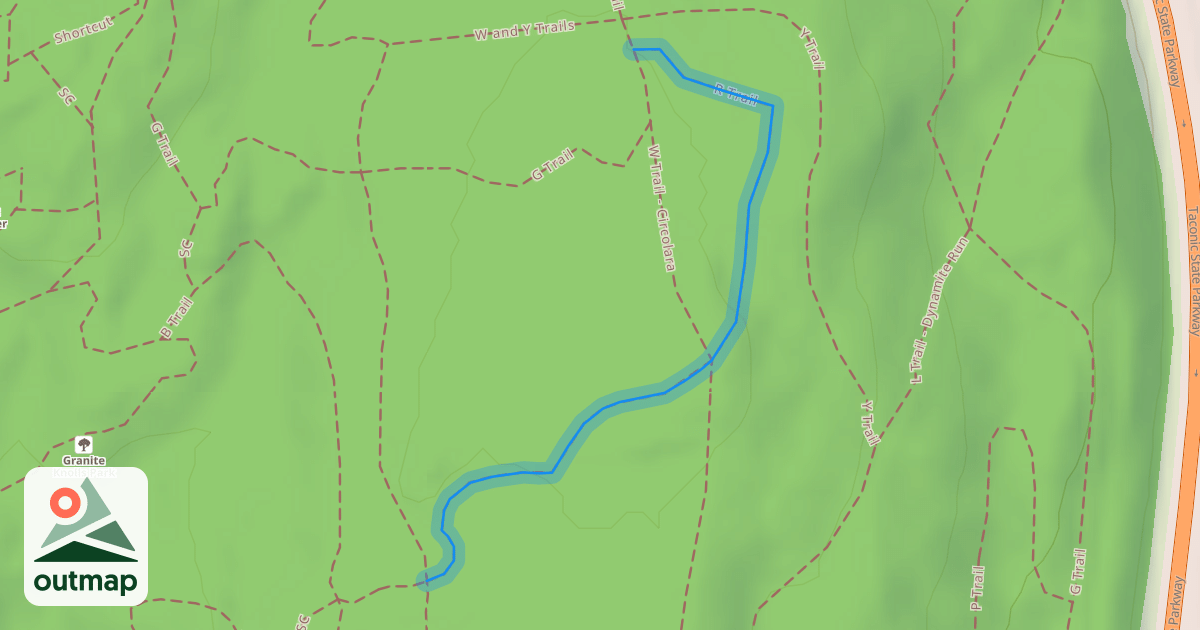 Map of R Trail