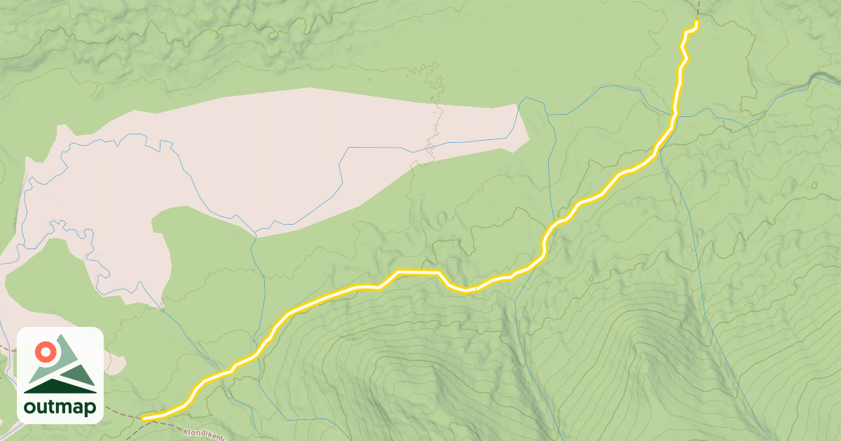 Map of Mr. Van Ski Trail