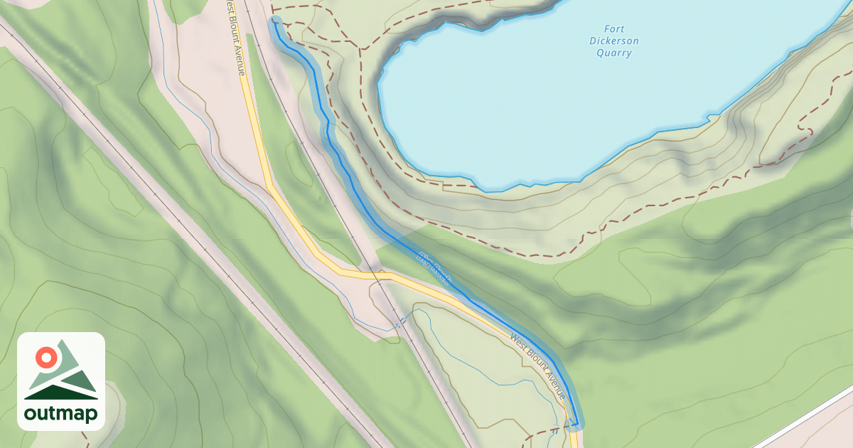 Map of Big Rock