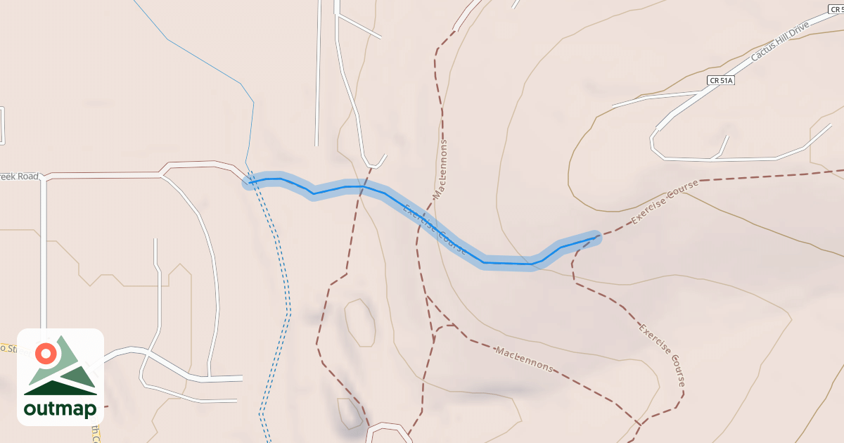 Map of Exercise Course