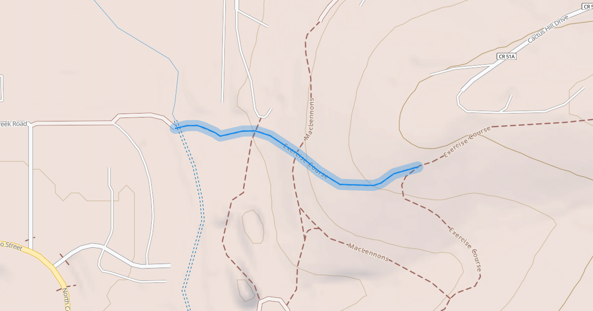 Map preview of Exercise Course