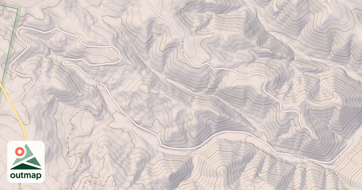 Map of OGDEN CANYON