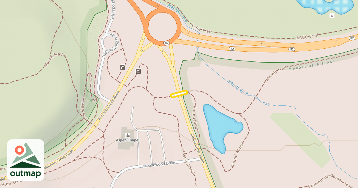 Map of High School Trail;Marolt