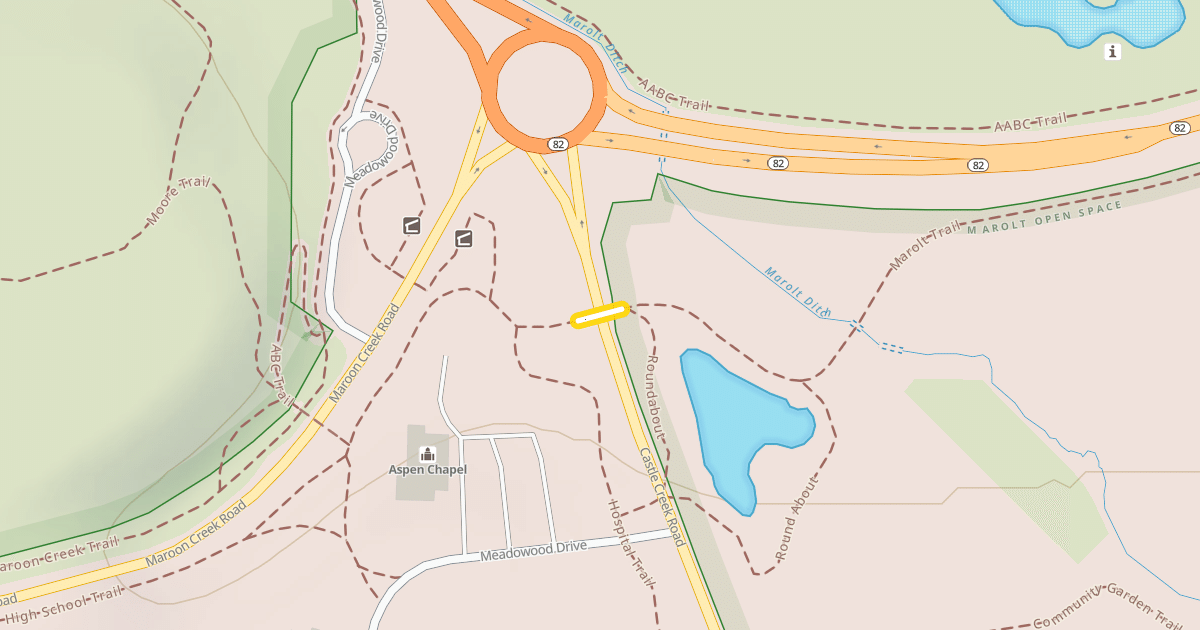 Map preview of High School Trail;Marolt