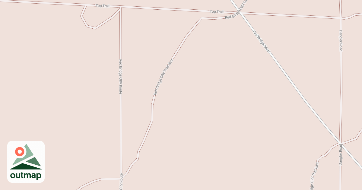 Map of Red Bridge Trail
