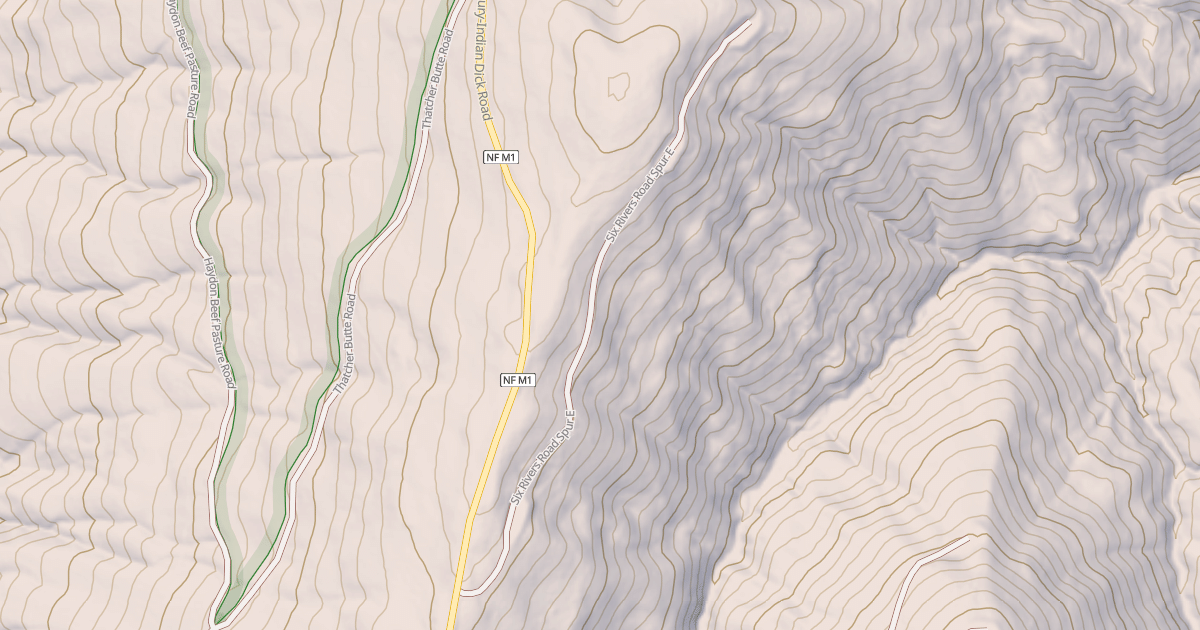 Map preview of SIX RIVERS SPUR E
