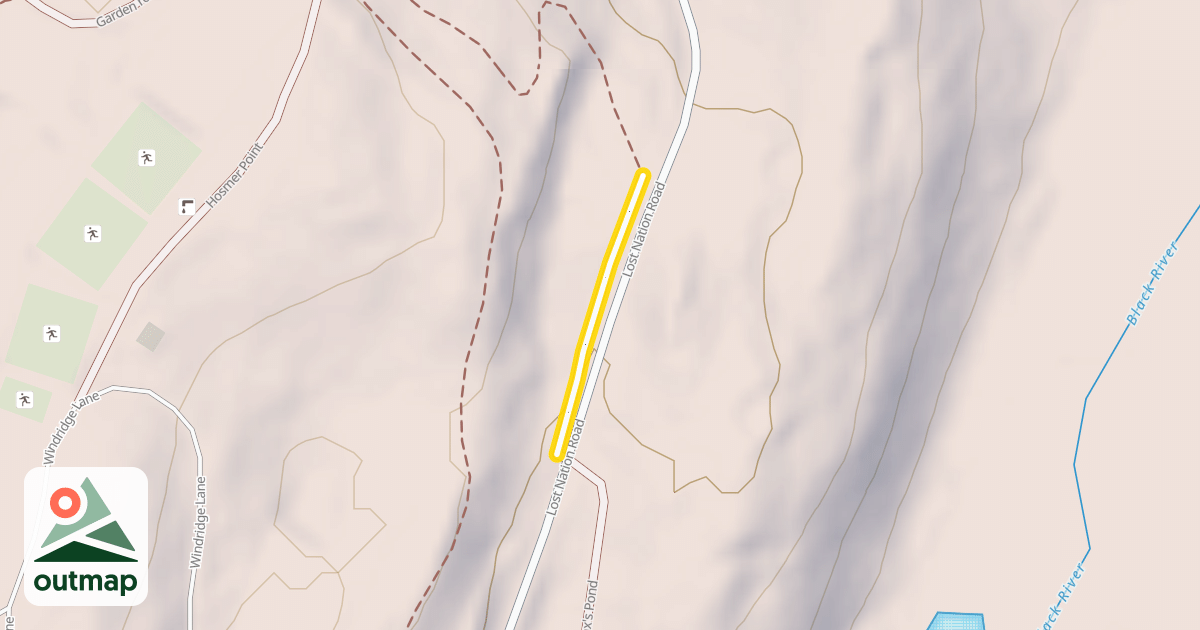 Map of Max's Pond