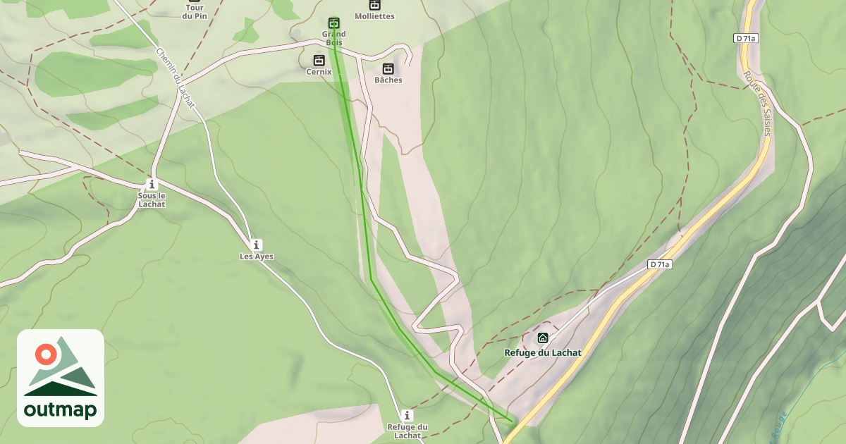 Map of Bâches