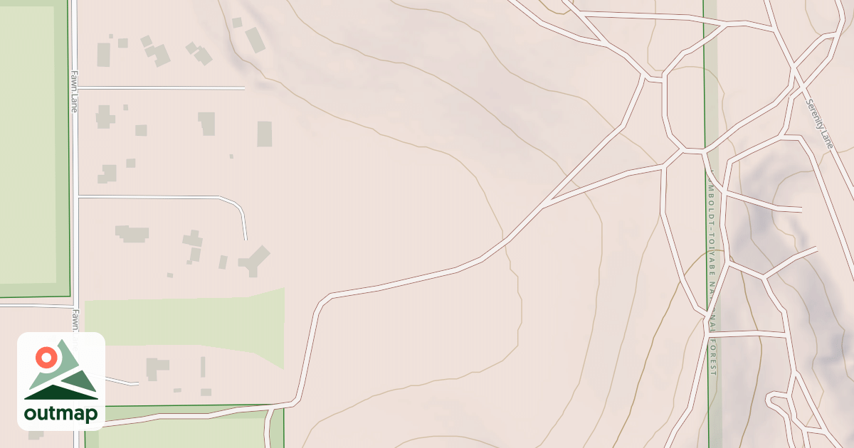 Map of SADDLE ROAD SPUR A
