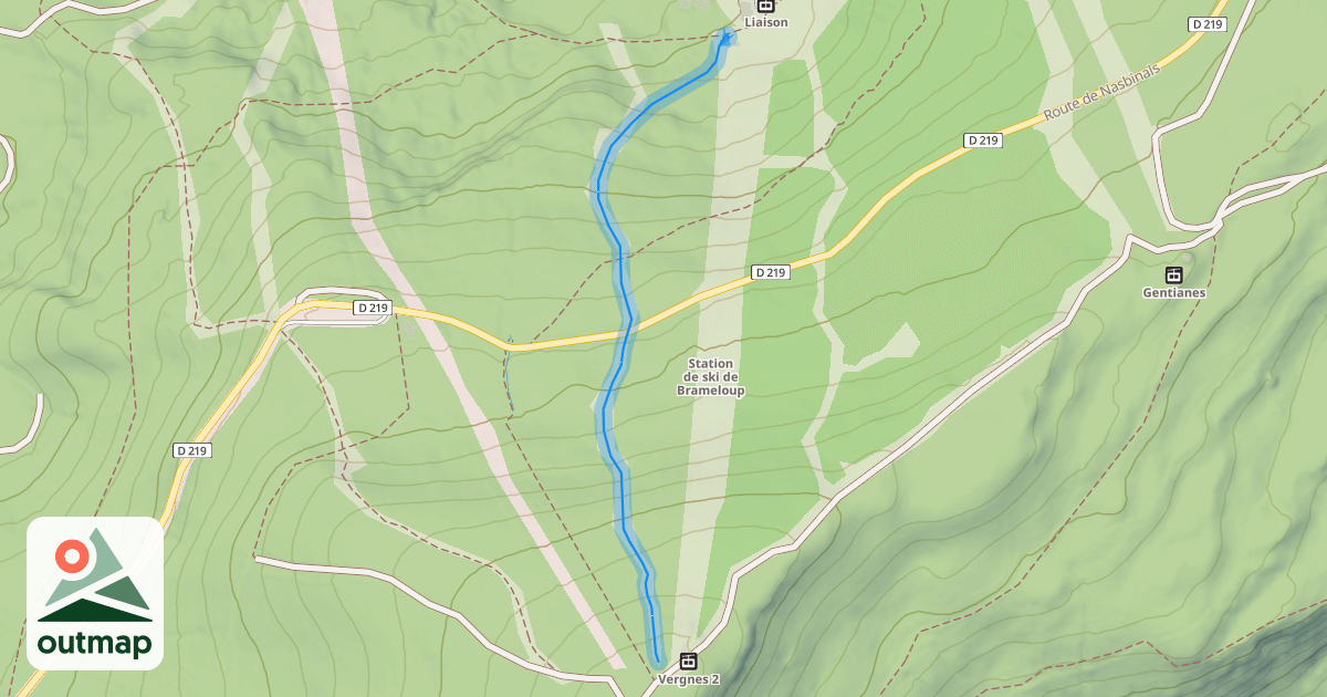 Map of Les Myrtilles