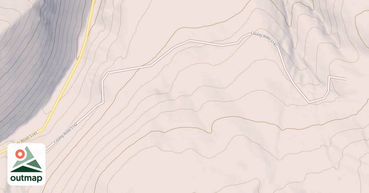 Map of MEADOW CR SPUR