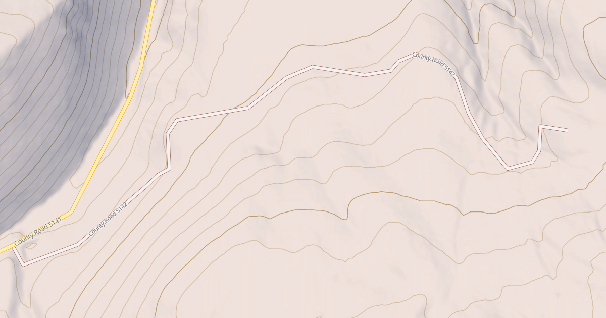 Map preview of MEADOW CR SPUR