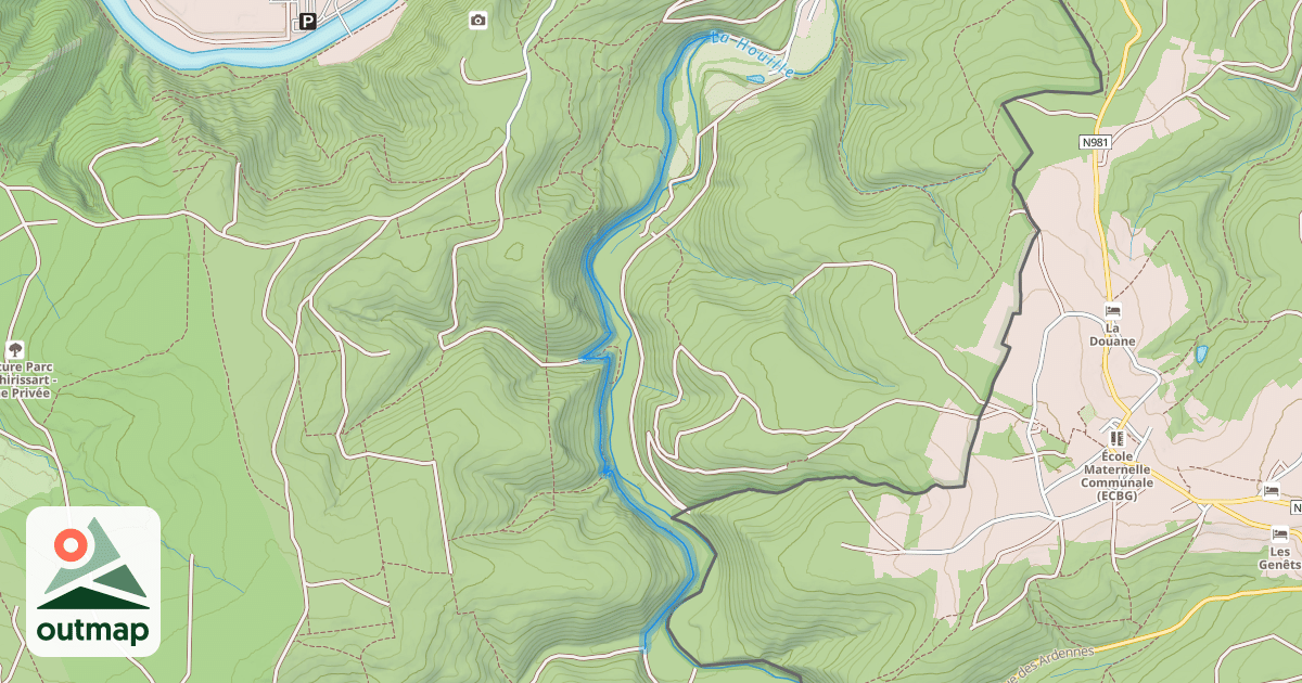 Map of Sentier forestier