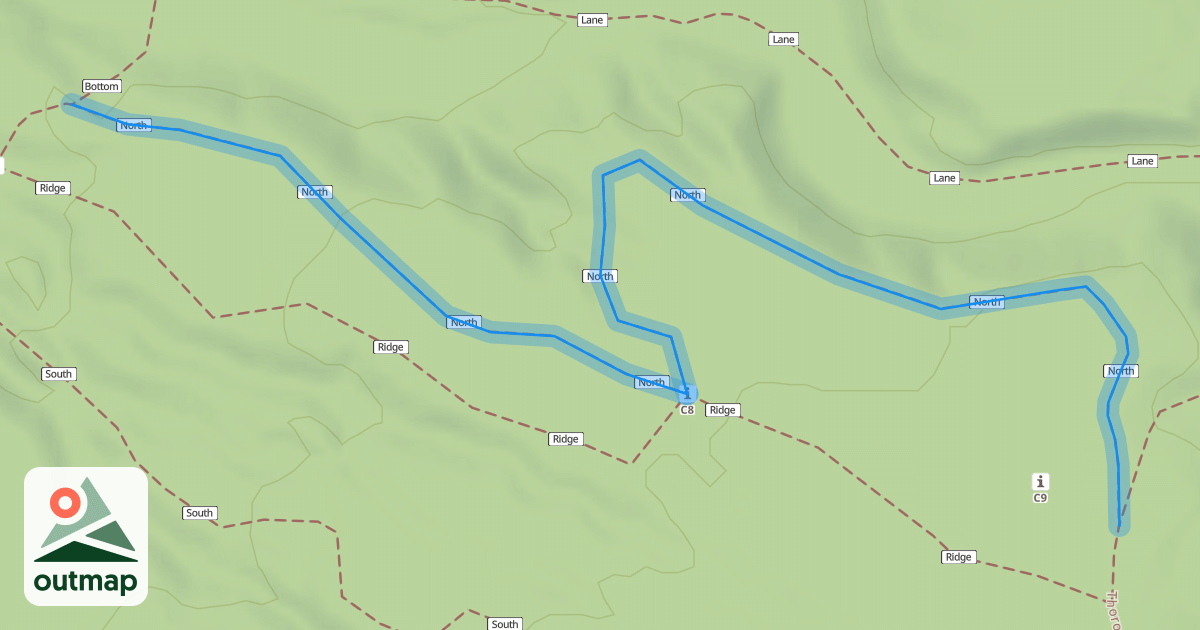 Map of North Basswood