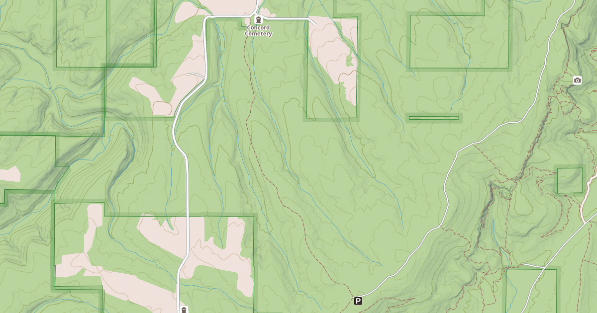 Map preview of CONCORD CHURCH RD