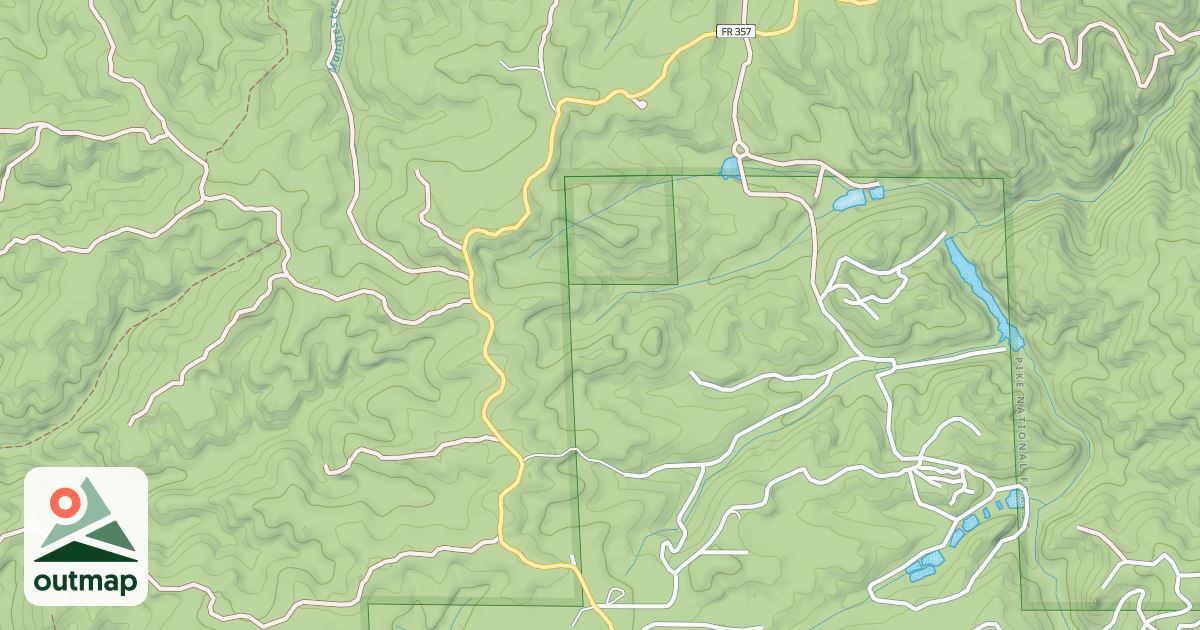 Map of RULE RIDGE