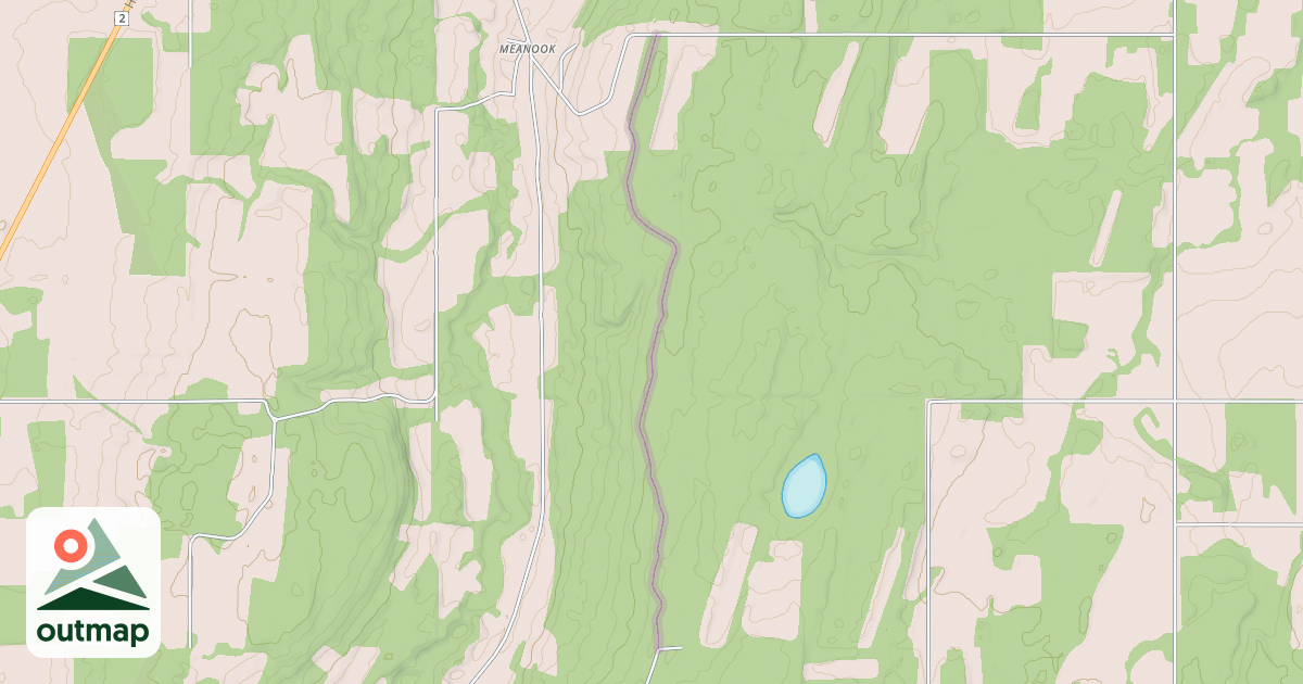 Map of Athabasca Landing Trail