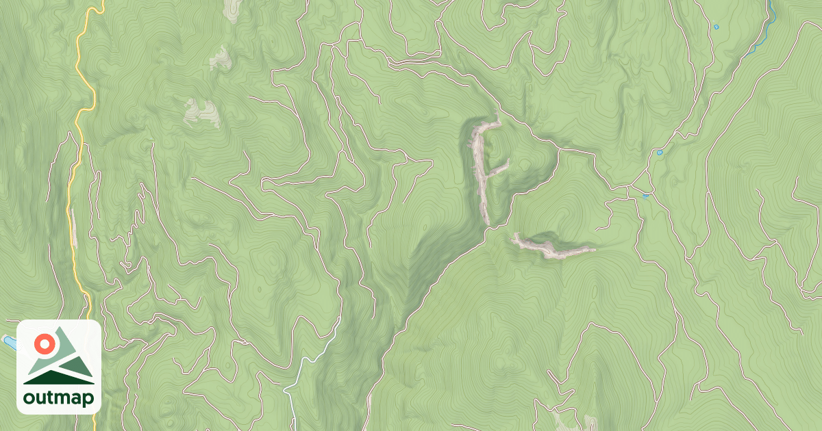 Map of DECEPTION CR SNOWMOBILE LOOP
