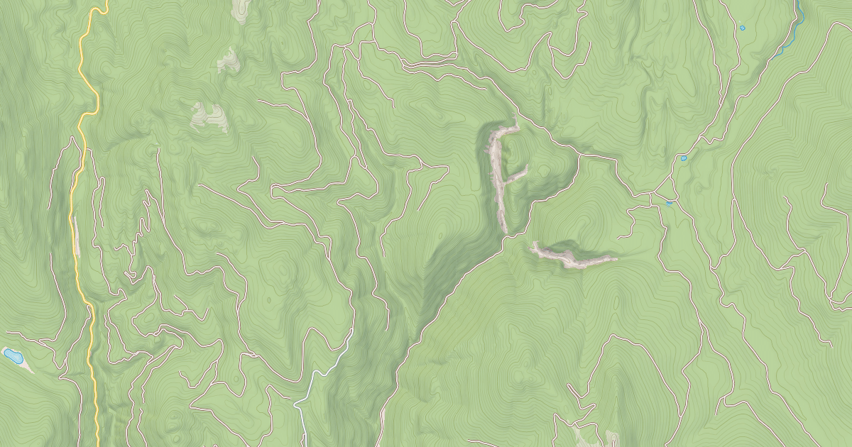 Map preview of DECEPTION CR SNOWMOBILE LOOP