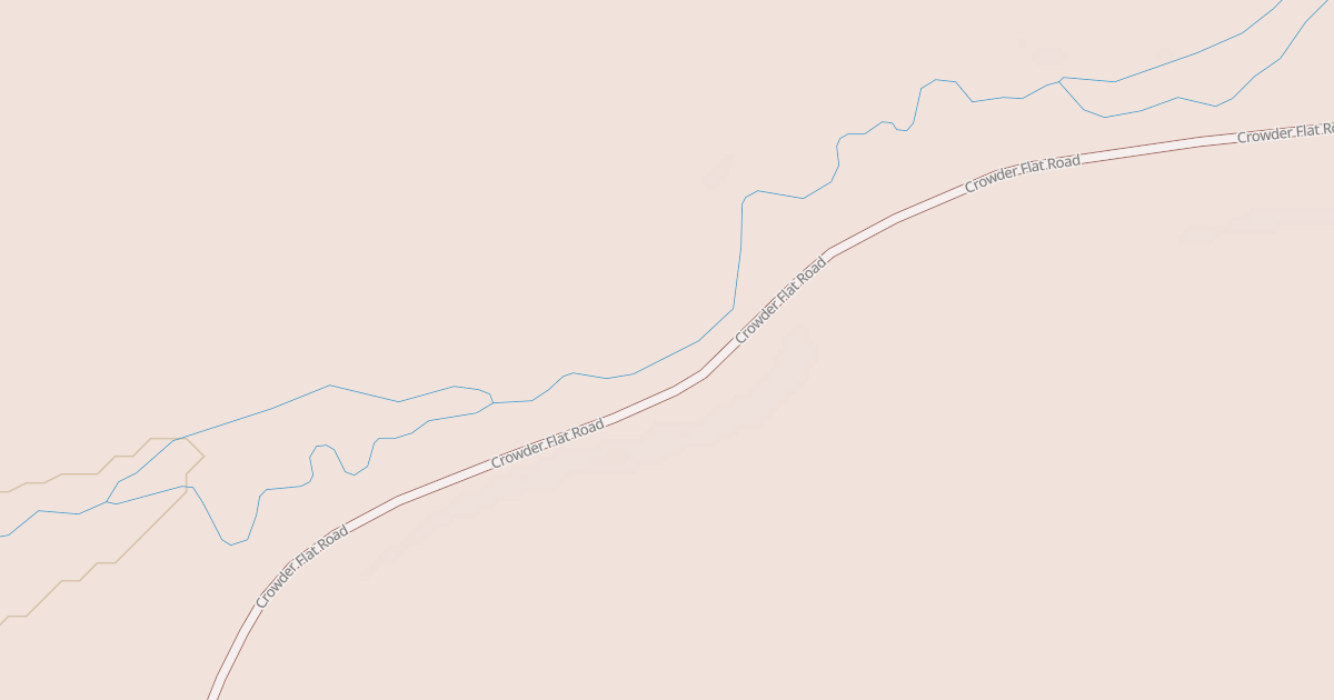 Map preview of CROWDER FLAT SPUR